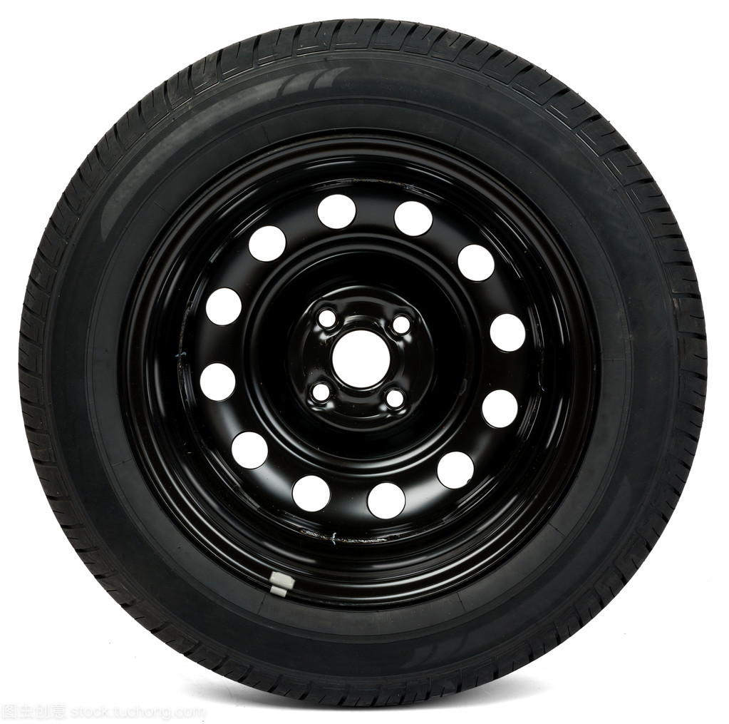 汽车车轮前面观
