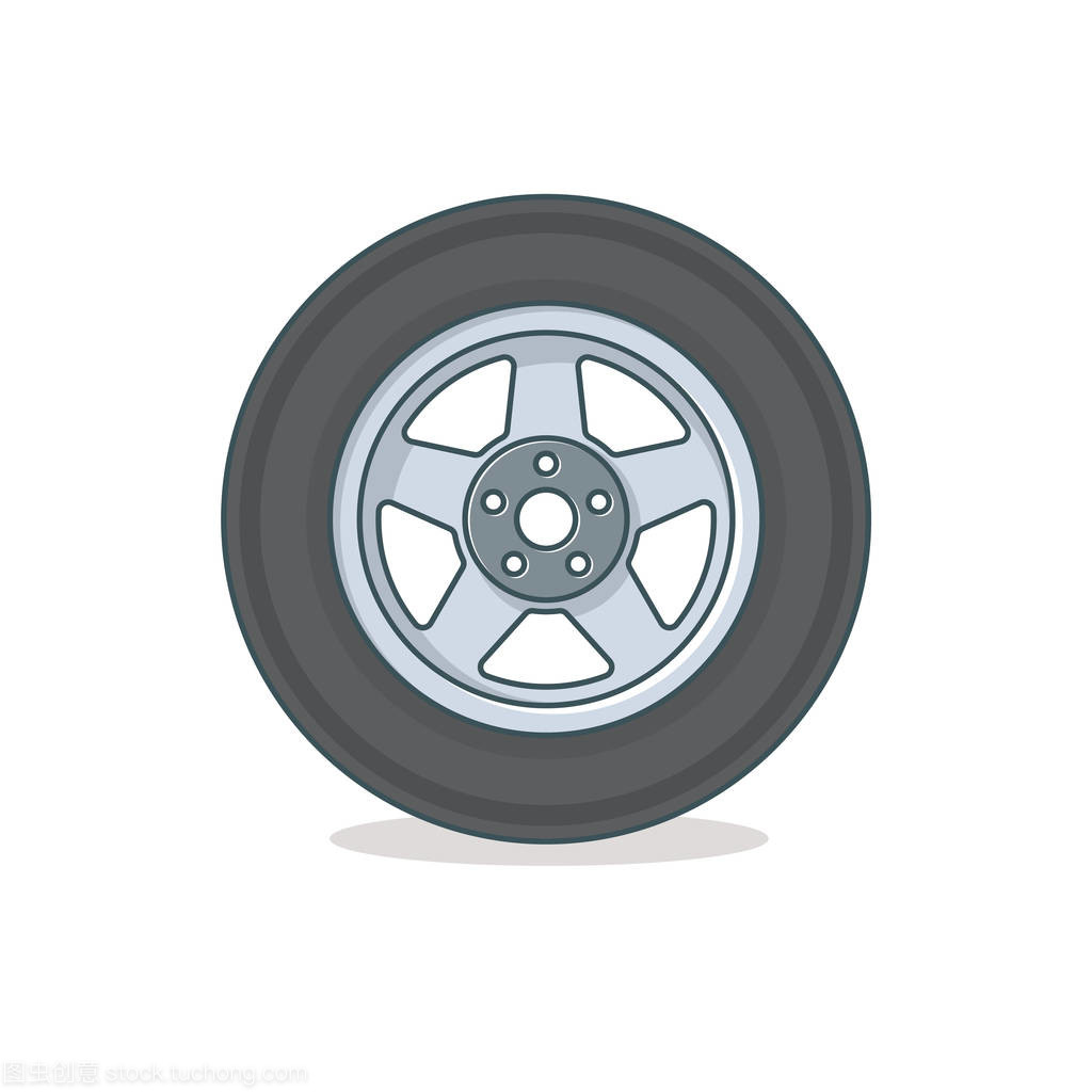 汽车车轮图标